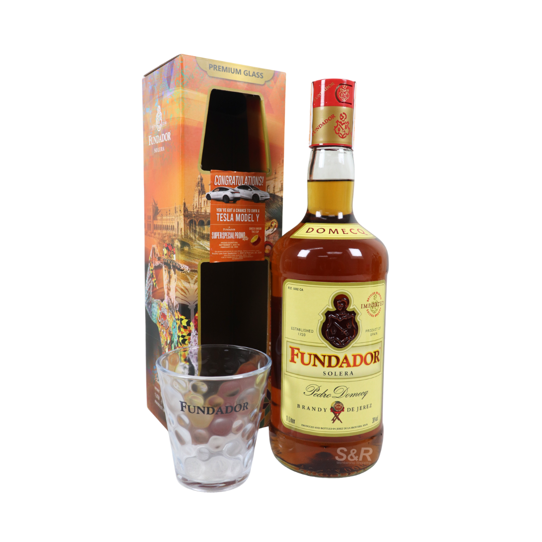 Fundador Solera Pedro Domecq Brandy de Jerez 1L
